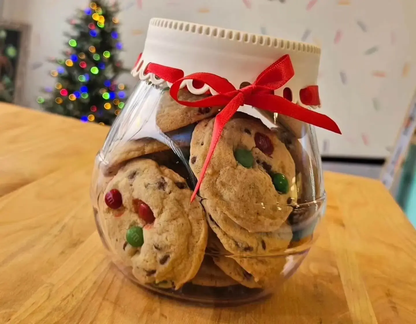 A jar of cookies.